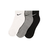 Nike Muške čarape Everday Cush Ankle, SX7667-964, 3 para, Crne, sive i bele