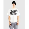 Vitriol Tattered Grim Crop T-Shirt blanc white