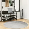 Tepih IZA kratka vlakna skandinavski izgled sivi O 120 cm