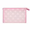 Be Cute prozirni neseser sa srcima roze 24x15x7