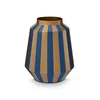 Pip Studio  Dekorativna vaza  Stripes Navy-Gold 24 x 29 cm