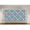 tulup.si Pokrov radiatorja Pastelni retro vzorec 110x60 cm