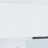 vidaXL Viseča omarica Riga Bela 50 x 31 x 100 cm Konstruiran les