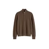Gant Pletena jopica 8050334 Rjava Regular Fit