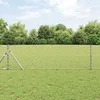 Stup za ogradu Srebrno 10 x 0,4 m (mreža 60 x 60 mm) Čelik