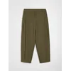 Sinsay - Barrel leg pantalone sa dodatkom viskoze - tamno zelena