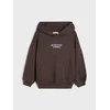 Sinsay - Oversize hoodie sa natpisom - braon