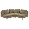 SÖDERHAMN Ugaona sofa, trosed, Johanneshov smeđebež