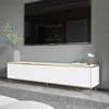 Hanah home TV Komoda Imaj Belo-Zlatna