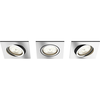 Philips Lighting LED vgradna svetilka 3-delni komplet 13.5 W topla bela Philips Lighting Shellbark 5039311P0 krom