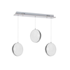 LED luster na lanku LIRA 3xLED/27W/230V