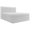 Boxxx BOXSPRING POSTELJA 180 cm x 200 cm , tekstil svetlo siva