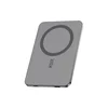 Ksix prenosna baterija 3000 mAh, magnetno polnjenje 15 W, PD 20 W, ultra tanka, siva