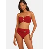 love & roses Bikini zgornji del zlata/rdeča