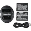 Komplet 2 baterij in polnilnika za Nikon Coolpix P7000, P7700, D3100, D3200, D5100 in druge, 1030 mAh