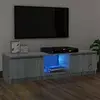TV ormarić s LED svjetlima boja hrasta sonome 140x40x36 cm