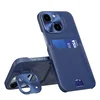 Koženo kućište Stand case za Apple iPhone 14 - Tamno plava KP25101