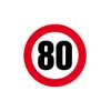 Nalepnica ograničenje brzine 80 fi120