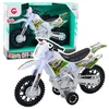 LEAN TOYS Motocross motor beli off-road z lučmi in zvoki