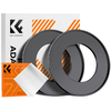 K&F Step Up Filter Ring 52-82mm*2pcs,+Vacuum Cleaning Cloth*1