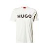HUGO Majica Dulivio rjava/črna/naravno bela