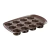 12-compartment muffin baking pan, carbon steel, 38x25.5cm, Asimetria