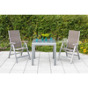 Gardenson Set Za Balkon Carrara, 3-Delno, Rjavosiva