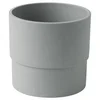 NYPON Cvetlični lonec, notranji/zunanji siva, 12 cm