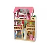 ECO TOYS Drvena kućica za lutke na 3 sprata 8209