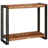 Vidaxl Konzolna miza večbarvno 90 x 33 x 75 cm Trdna obnovljena les