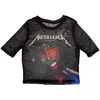 Metallica Moth Into Flame Black M Ženske Majica