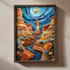 Zidna slika TUN009, 35 x 47 x 2 cm