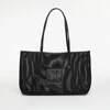 Ročna torba Calvin Klein Emblem Mesh Tote LV04F3380G Črna