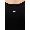 Tommy Jeans Poletna obleka Racerback DW0DW22329 Črna Slim Fit