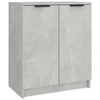 Vidaxl Omarica za čevlje betonsko siva 59x35x70 cm konstruiran les