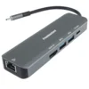 PremiumCord USB-C s HDMI, 2x USB3.2, PD 100W, RJ45