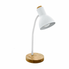 EGLO stona lampa VERADAL E27 49 cm bela drveno postolje 98832