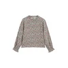 WE Fashion Bluza oker / zelena / burgund / off-bela
