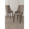 Hanah Home Set stolica Trex, 46x95x42 cm, 4 komada, Braon-smeđe