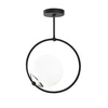 Opviq Dolunay 3901 Luster, Crno-beli
