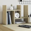 Organizator za stol boja hrasta 34,5 x 15,5 x 35,5 cm drveni