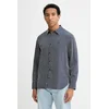 Srajca Calvin Klein moška, mornarsko modra barva, LV04LD124G