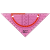 Aristo GEOflex trikotnik flexi 15cm, neon roza