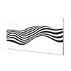 tulup.si Slika na akrilnem steklu Zebra stripes val 140x70 cm 2 obešalnika