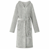 vidaXL Ritualna kapuca Siva xxxl Flanel