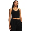 Ženska brezrokavna majica Under Armour Meridian Support Tank Ultimate Black/Ultimate Black XS