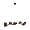 Markslöjd 108852 - Luster na šipci EDGAR 8xE14/40W/230V crna