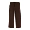 Trendyol muške pantalone Tmnaw27Pl00008, smeđa