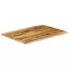 Stolna ploča 90 x 80 x 2,5 cm masivno drvo manga sa živim rubom
