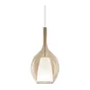 Ideal Lux - Luster na sajli KALIQUE 1xE27/42W/230V, prečnik 18 cm, dimljeno bež